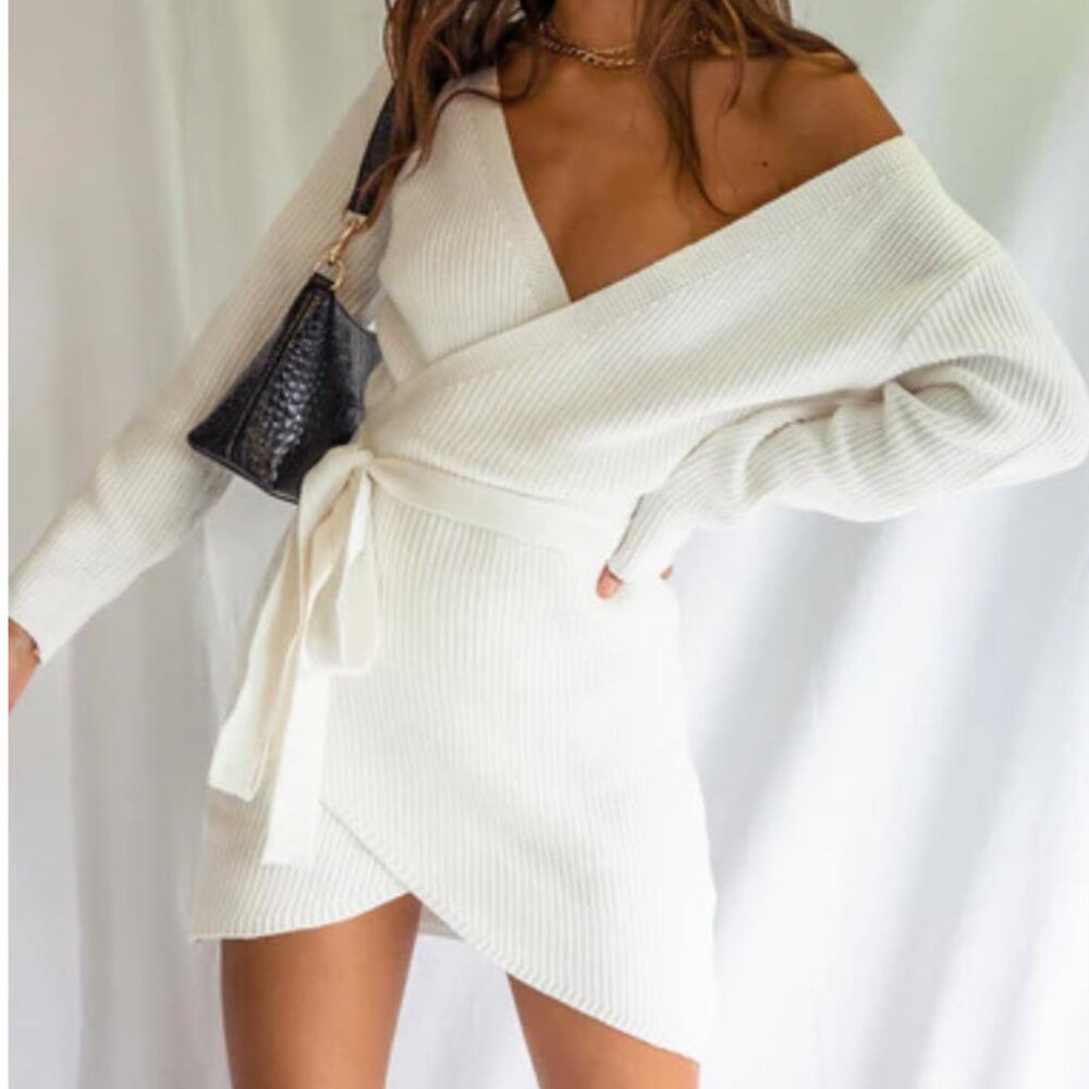 PHENIX MINI DRESS WHITE